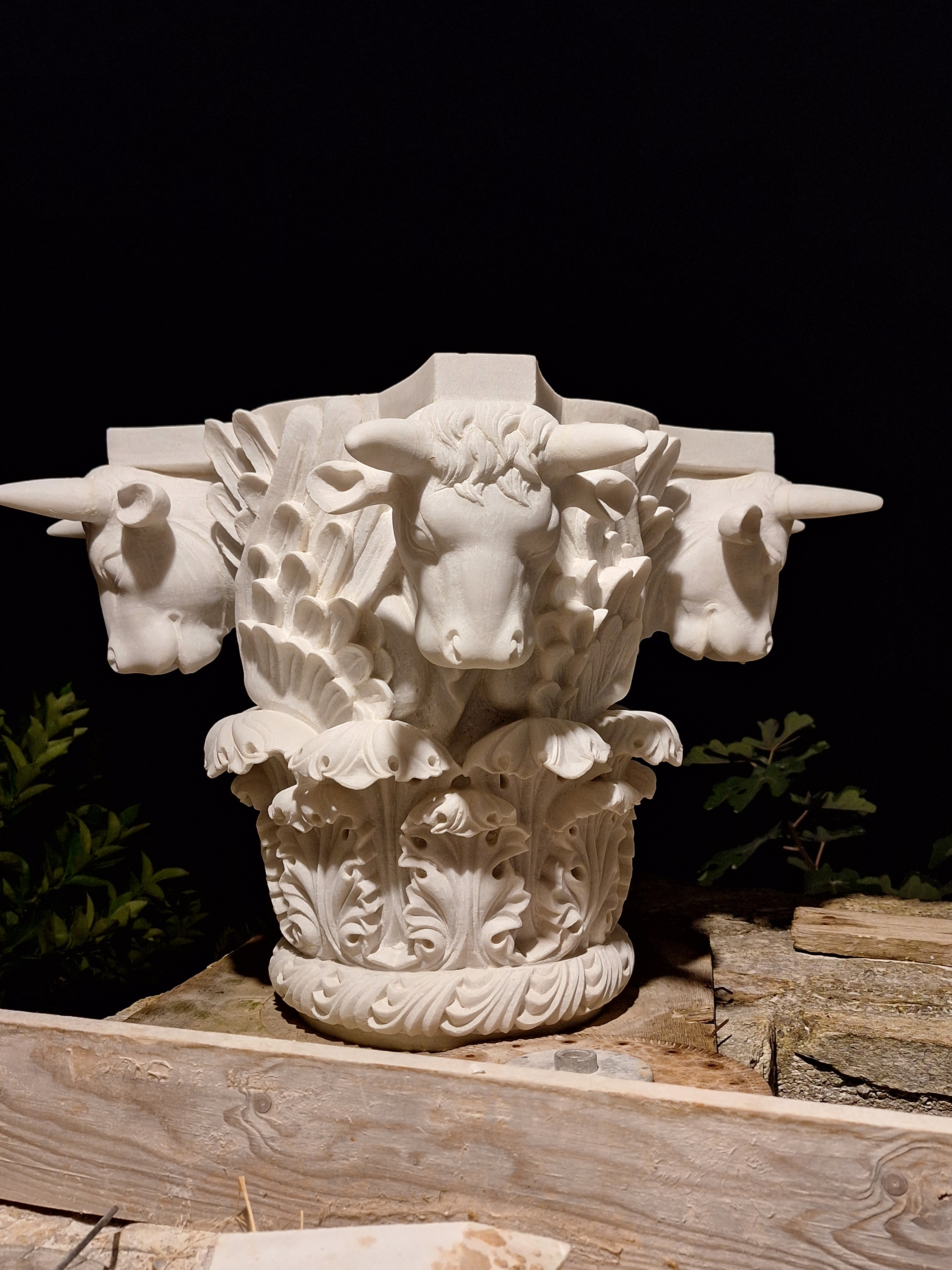 Bas-relief panel with mythological scene — Irakli Athoneli