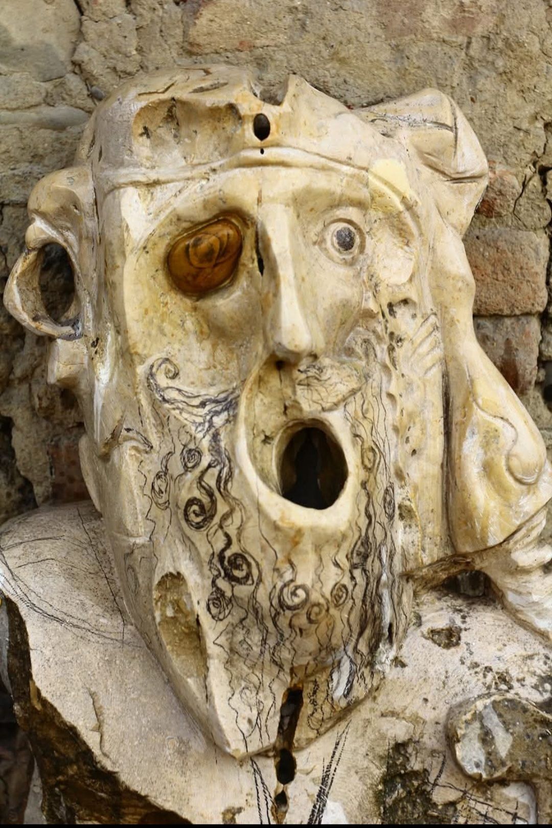 Stone portrait bust commission — Irakli Athoneli